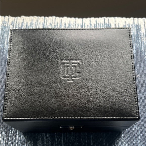 Tiffany & Co. Black Leather  Watch Box - Picture 1 of 3